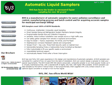 Tablet Screenshot of bvssamplers.com